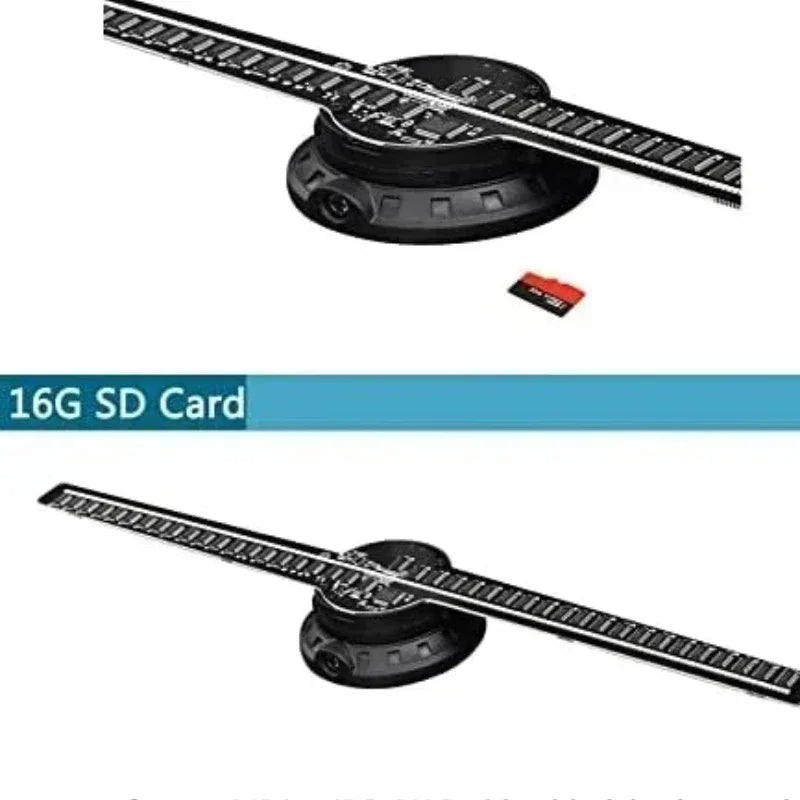 3D Hologram Fan Projector 42 cm Advertising Display