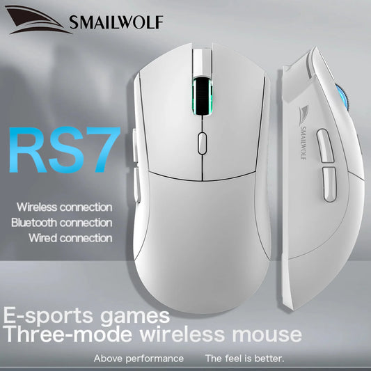 Bluetooth Wireless Gaming Mouse – Rechargeable, 12000 DPI
